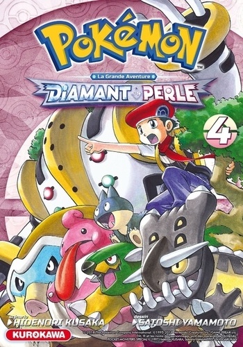 Pokémon - la grande aventure : diamant - perle - platine. 4 / Hidenori Kusaka, scénariste | Kusaka, Hidenori - scénariste japonais. Scénariste